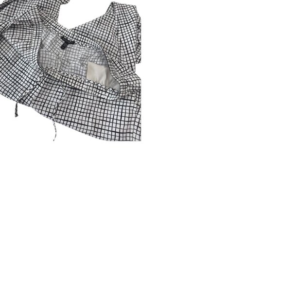 Eileen Fisher Women SZ L/G Textured Crepe Grid Slouchy Cropped Pants - Picture 15 of 15